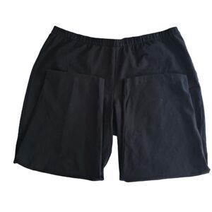 Lands End Blue Pull On Stretch Slacks Elastic Waistband Size 22W